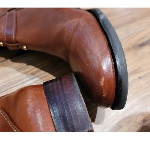Tory burch Brita leather riding boots 7 - Picture 5 of 6